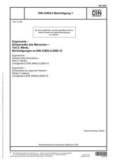 DIN 33402-2 Corrigendum 1